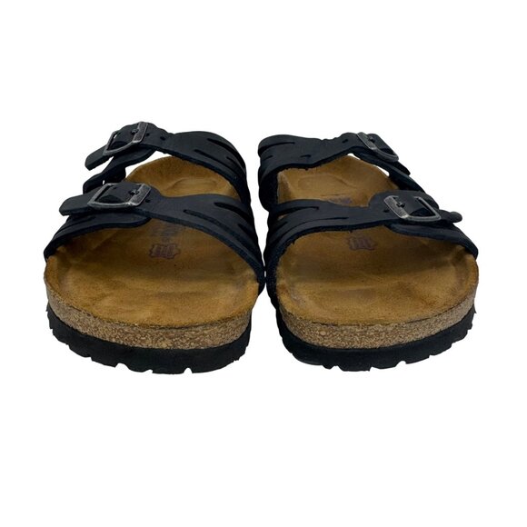Birkenstock Granada Soft Footbed Black oiled leather Sandals Women’s sz 39/8.5 - Picture 4 of 11